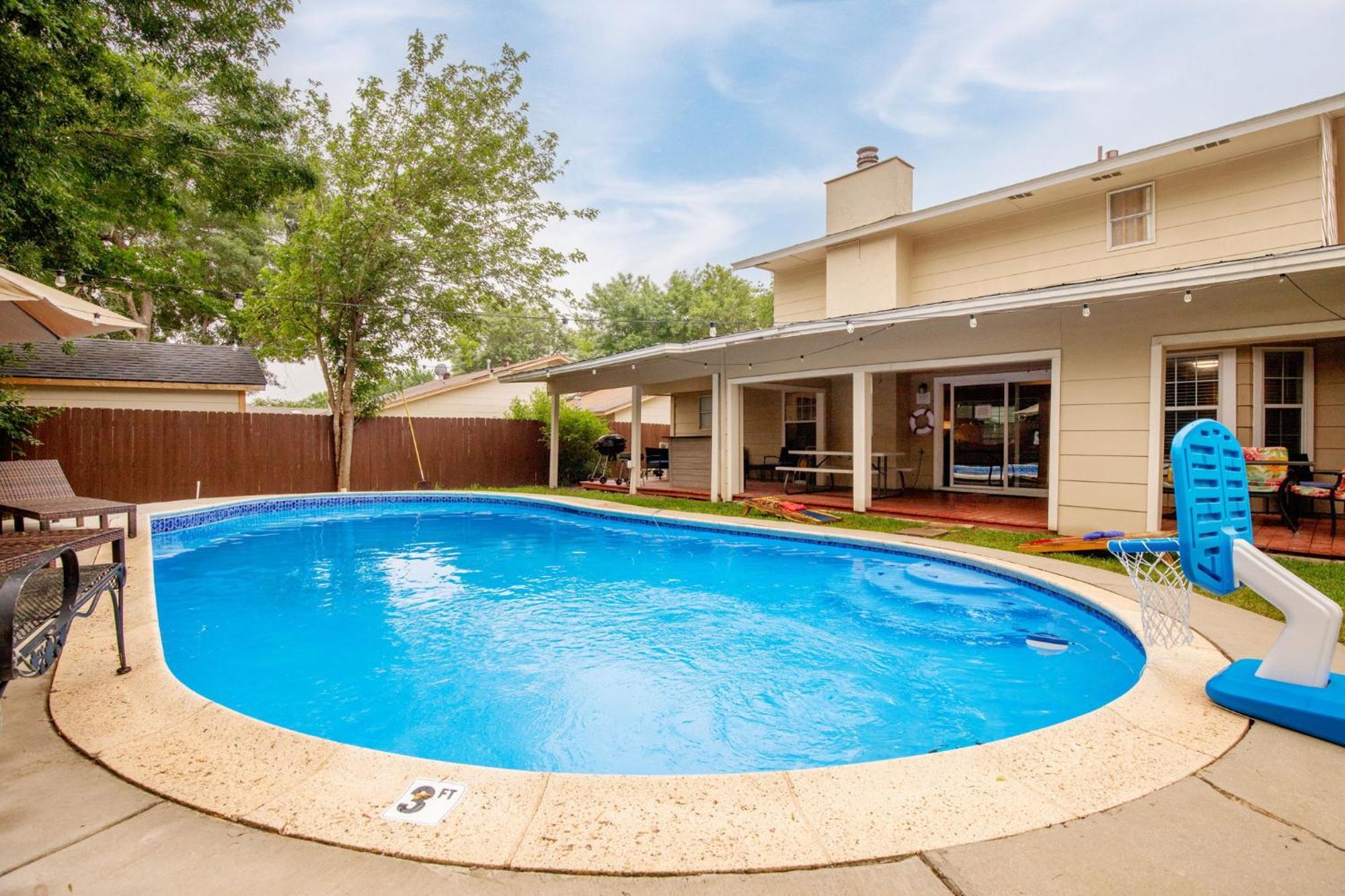 Spacious 4 Bedroom With Pool-Minutes To Seaworld And Lackland Afb Сан-Антонио Экстерьер фото